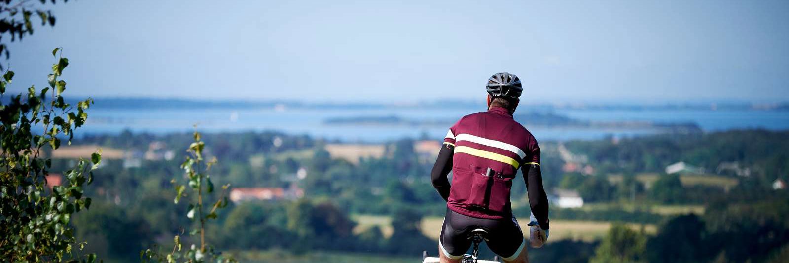 Mand på cykel